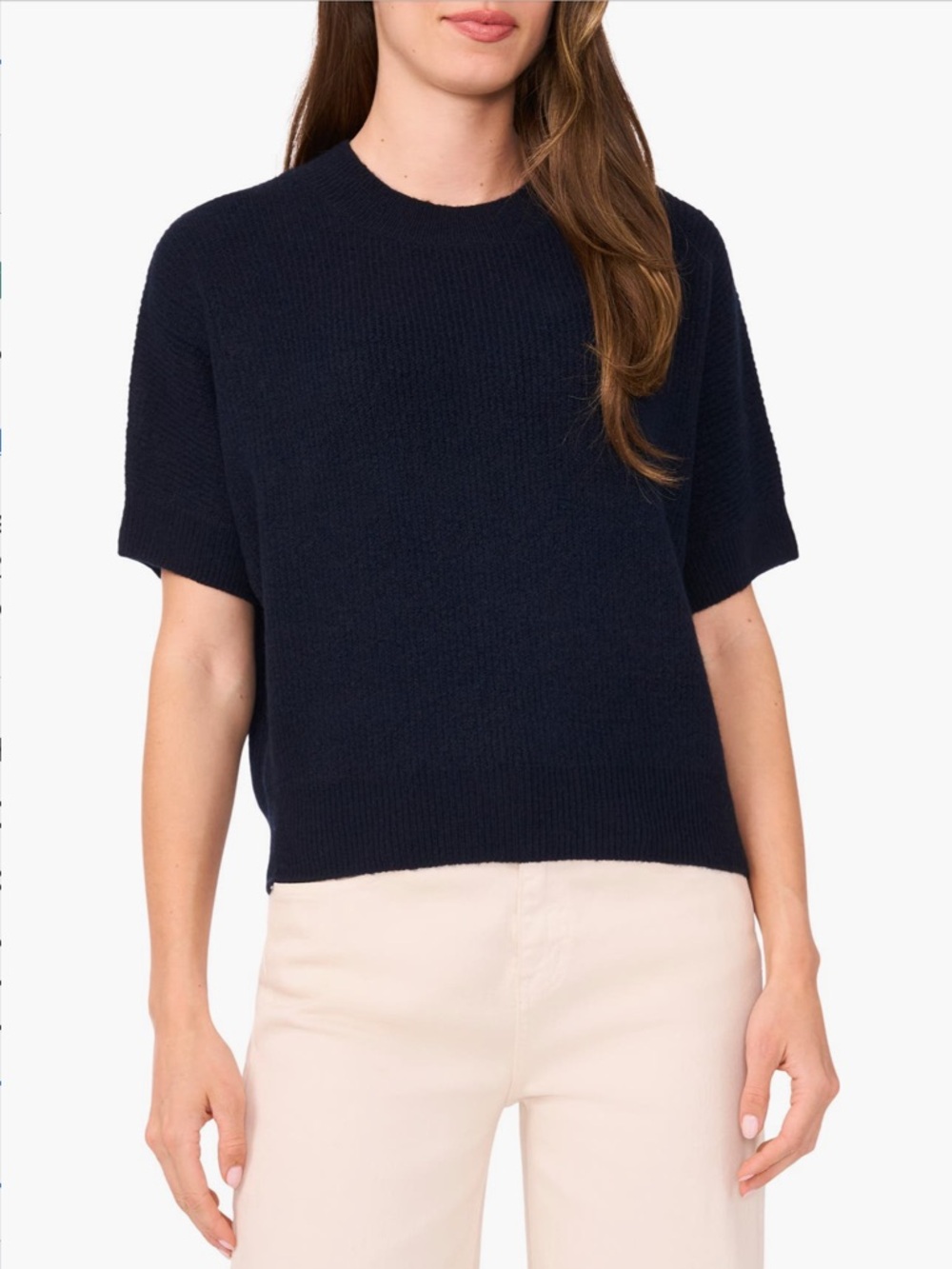 Halogen Short Sleeve Sweater